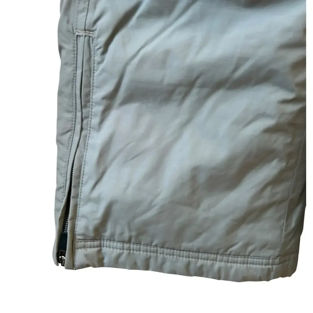 L.L.Bean Kids Boys Girls Youth Insulated Snow Bibs Gray Size 10 Winter Ski Pants